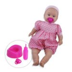 Boneca bebê branca 50cm